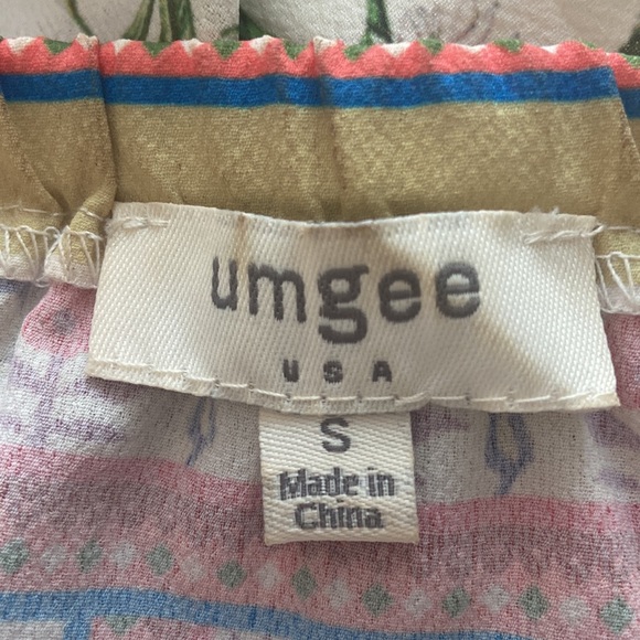 Umgee loose fitting top in multi color size small - Picture 5 of 6
